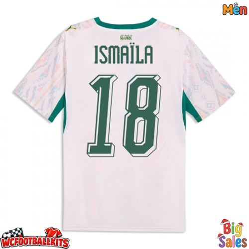 Senegal Ismaila Sarr #18 Replica Home Stadium Shirt World Cup 2026 Short Sleeve